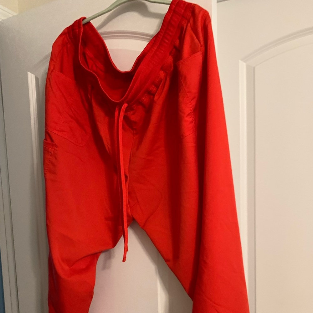 ScrubStar 3x pants-RED